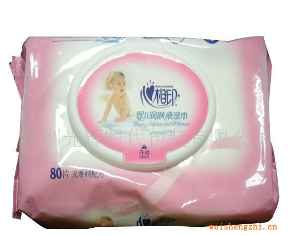 供應帶塑料蓋濕巾袋