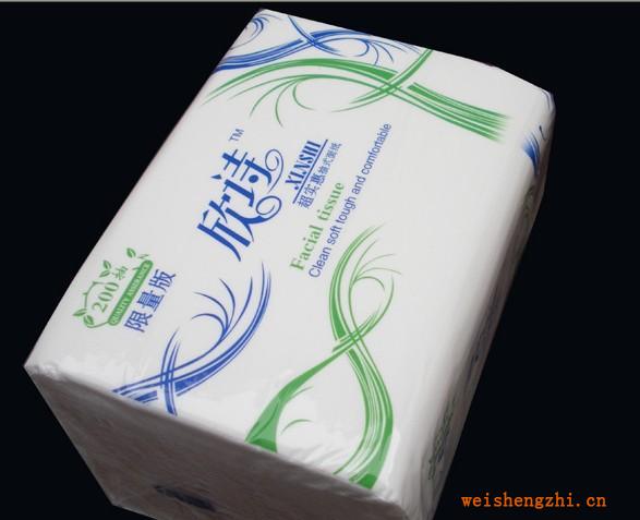 供應(yīng)抽軟包面巾紙/抽紙精裝廠家直銷可貼牌加工