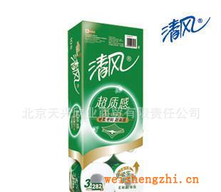 清風282段三層10粒空心卷紙金紅葉