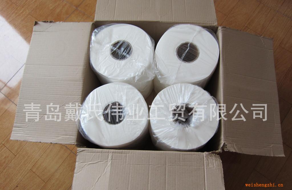 廠家批發(fā)純木漿700克雙層酒店用珍寶盤紙，廁所用紙，大卷紙