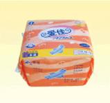 廠家直銷可定制240cm干爽日用棉漿網(wǎng)面快易包衛(wèi)生護墊AJ-9804