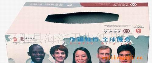 長期供應(yīng)23*12*6cm無香型廣告抽取式紙巾