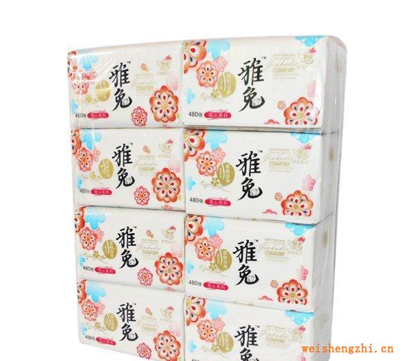 【廠家直銷】雅兔－花芯抽取式面紙，衛(wèi)生紙，高級卷紙，紙巾