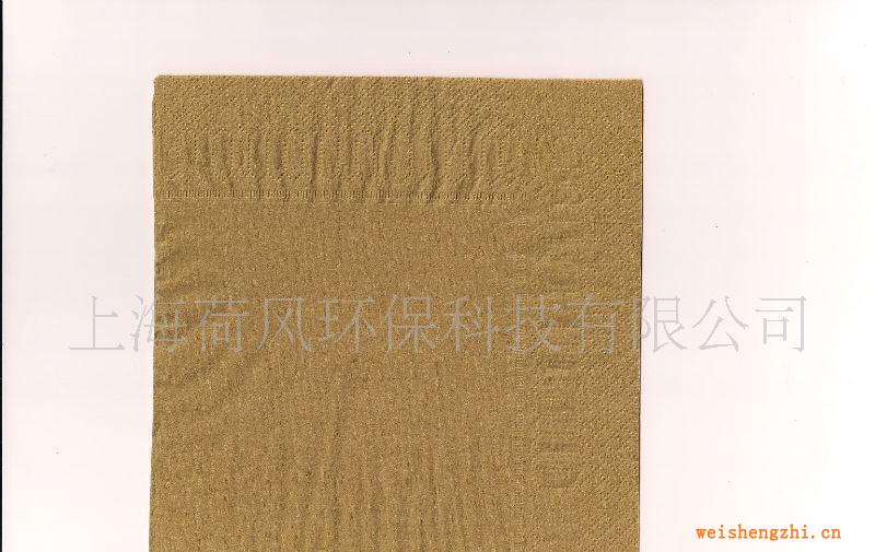 供應(yīng)荷韻染色彩色餐巾紙米黃色淺黃色土黃色