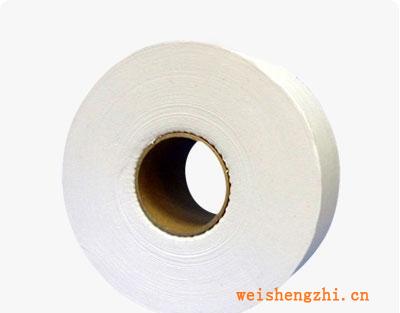供應(yīng)廣東省原木漿雙層柔軟商用600g大卷紙